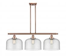Innovations Lighting 916-3I-AC-G74-L-LED - Bell - 3 Light - 36 inch - Antique Copper - Stem Hung - Island Light