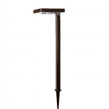 Gama Sonic 117i90480 - Contemporary Square Solar Path Light With 3 Ground Stake Mounting Options