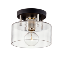 Troy C7550-TBK/PN - Bergamot Station Semi Flush