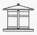 Arroyo Craftsman BC-11GW-AB - 11" berkeley column mount