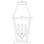 Arroyo Craftsman CRC-10CS-BZ - 10" croydon column mount