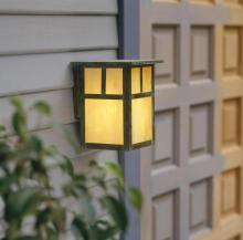 Arroyo Craftsman MW-6TGW-AB - 6" mission flush wall mount with T-bar overlay
