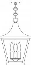 Arroyo Craftsman NAH-10CS-S - 10" Nantes pendant