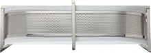 Nuvo 60/4338 - 3-Light Horizontal Wall Sconce in Polished Nickel Finish with Slate Gray Shade/Frosted Diffuser and