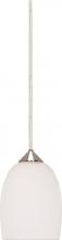 Nuvo 60/652 - 1 Light - 6" - Halogen Pendant - Arctic White Brandy