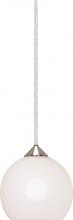 Nuvo 60/655 - 1 Light - 7" - Halogen Pendant - Arctic White Sphere