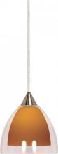 Nuvo 60/659 - 1 Light - 5" - Halogen Pendant - Butterscotch / Crystal Bullet
