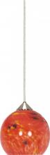 Nuvo 60/667 - 1 Light - 6" - Halogen Pendant - Molten Lava Sphere