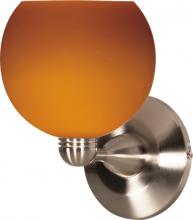 Nuvo 60/693 - 1 Light - 6" - Halogen Wall Fixture - Butterscotch Sphere