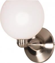 Nuvo 60/695 - 1 Light - 6" - Halogen Wall Fixture - Arctic Sphere