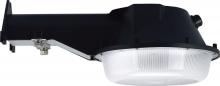 Nuvo 65/244 - LED Area Light with Photocell - 25W - 4000K - Black Finish - 120-277V