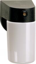 Nuvo SF77/748 - 1 Light - 8" - Porch, Wall - With Lexan Cylinder & Photoelectric Sensor