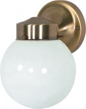 Nuvo SF77/994 - 1 Light - 6" - Porch, Wall - With White Globe