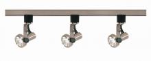 Nuvo TK353 - 3 Light - MR16 - Gimbal Ring Track Kit - 4 foot Track - Line Voltage - Brushed Nickel