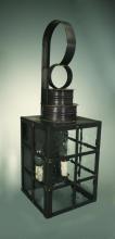 Northeast Lantern 5141-AB-LT2-CSG - Can Top H-Bars Wall Antique Brass 2 Candelabra Sockets Clear Seedy Glass