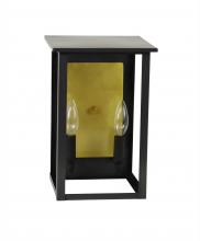 Northeast Lantern 8991R-AB-LT2-CSG-BR85 - Large Ashford With Rectangle Reflector Wall Mount Light