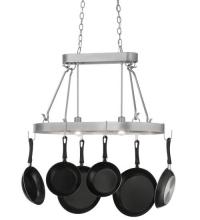 Meyda White 125258 - 32" Long Harmony 2 Light Pot Rack