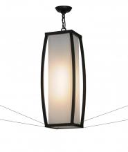 Meyda White 151590 - 10.5"Sq Quadrato Kitzi Pendant
