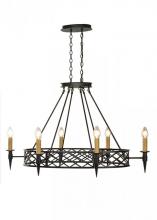 Meyda White 18600 - 43" Wide Topridge 6 Light Chandelier