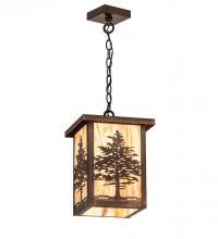 Meyda White 194234 - 10" Square Tamarack Pendant