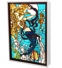 Meyda White 212842 - 22" Wide X 29" High Mermaid of the Sea LED Backlit Window