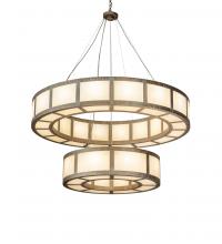 Meyda White 234825 - 60" Wide Alessandro 2 Tier Pendant