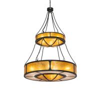 Meyda White 240509 - 46" Wide Kleba Two Tier Pendant