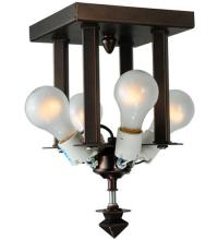 Meyda White 99015 - MODIFIED FLUSH MOUNT MEDIUM/CUSTOM LABOR